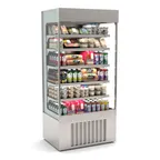 image of Hussmann MDN-3575S1A 35" Self-Serve Vertical Open Air Merchandiser, Stainless Steel