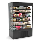 image of Hussmann MDN4775B1A-QS 47" Self-Serve Vertical Open Air Merchandiser in Black