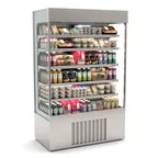 image of Hussmann MDN-4775S1A 47" Self-Serve Vertical Open Air Merchandiser, Stainless Steel