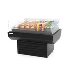 image of Hussmann SIM-4AA 53" Microsc™ Open Air Island Mobile Merchandiser in Black, Self Contained