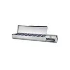 image of Infrico USA ICT-VIP1980SOLID 77" Ingredient Display Case, 8 Pan Capacity