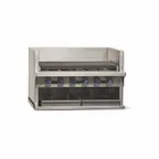 image of Imperial IABA-36 36" Countertop Gas Radiant Smoke Charbroiler w/ (6) Burners, 120.000 BTU