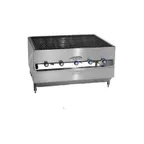 image of Imperial ICB-6036 60" x 36" Countertop Gas Chicken Broiler w/ (6) Burners, 300.000 BTU