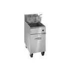 image of Imperial IFS-50-E 15" Floor Model Electric Full Pot Fryer w/ 50-Lb. Capacity, 2 Baskets, 240v/3ph