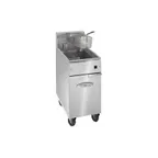 image of Imperial IFS-50-EU Full Pot Floor Model Electric Fryer w/ 50-lb., Thermostatic Controls, 2 Baskets
