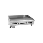image of Imperial IGG-60 60" Countertop Thermostatic Gas Griddle, 1" Grooved Steel, 150.000 BTU