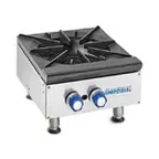 image of Imperial IHPA-1-12 12" Countertop Gas Hotplate with (1) Burner, Manual Controls, 32.000 BTU