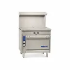 image of Imperial IHR-1FT-M 36" Gas Heavy Duty Range (1) French Top w/ Ring and Cover, Modular, 35.000 BTU