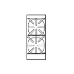 image of Imperial IHR-2-12-XB 12" Gas Heavy Duty Range w/ (2) Open Burners, (1) Cabinet Base, 70.000 BTU