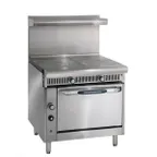 image of Imperial IHR-2FT 36" Gas Heavy Duty Range w/ (2) French Tops, (1) Standard Oven, 110.000 BTU