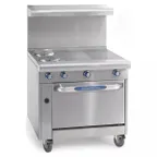 image of Imperial IHR-2HT-2-E 36" Electric Heavy Duty Range 