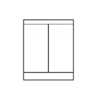 image of Imperial IHR-2HT-24-XB 24" Gas Heavy Duty Range w/ (2) Hot Tops, (1) Open Cabinet Base, 60.000 BTU