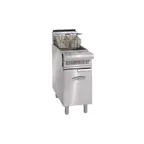 image of Imperial IHR-F-DS-75 Heavy-Duty Fryer Dump Station w/ Storage Cabinet, 4" Top Draining Section