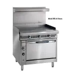 image of Imperial IHR-G36 36" Gas Heavy Duty Range w/ 36" Full Griddle, (1) Standard Oven, 130.000 BTU