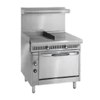 image of Imperial IHR-GT18-1HT-C 36" Gas Heavy Duty Range, 18" Griddle w/ Thermostastic Controls, 18" Hot Top, (1) Convection Oven,115.000 BTU