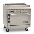 image of Imperial IHR-RB-C 36" Gas Heavy Duty Range w/ 36" Full Radiant Charbroiler, (1) Convection Oven, 130.000 BTU