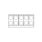image of Imperial IR-10-E-C Pro Series Restaurant Range, Electric, 60"