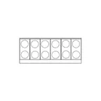 image of Imperial IR-12-E-CC Pro Series Restaurant Range, Electric, 72"