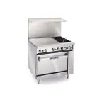 image of Imperial IR-2-G24-C 36" Gas Restaurant Range w/ (2) Open Burners, (1) 24" Griddle, (1) Convection Oven, 134.000 BTU 