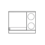 image of Imperial IR-2-G24T-E-XB Pro Series Restaurant Range, Electric, 36"