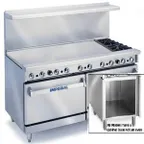 image of Imperial IR-2-G48-C-XB 60" Gas Restaurant Range w/ (2) Open Burners, 48" Griddle, (1) Convection Oven, (1) Cabinet Base, 174.000 BTU