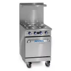 image of Imperial IR-4-E 24" Space Saver Electric Range with 4 Round Plates and 20" Oven