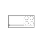 image of Imperial IR-4-G36T-E Electric 4 Burner 60" Restaurant Range with 36" Griddle