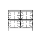 image of Imperial IR-4-S18-C 36" Gas Restaurant Range w/ (4) Wide Open Burners, (1) Convection Oven, 158.000 BTU