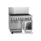 image of Imperial IR-48BR-XB-126 48" Gas Restaurant Range w/ 48" Full Charbroiler, (1) Standard Oven, (1) Cabinet Base, 155.000 BTU
