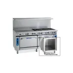 image of Imperial IR-6-G24-XB 60" Gas Restaurant Range w/ (6) Open Burners, 24" Griddle, (1) Standard Oven, (1) Open Cabinet Base, 267.000 BTU