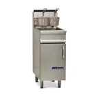 image of Imperial IRF-DS-75 Fryer Dump Station w/ Storage Cabinet Base, 4" Top Drain, Range Match