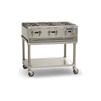 image of Imperial PSH636 36" Countertop Gas Hotplate with (6) Burners, Manual Controls, 192.000 BTU