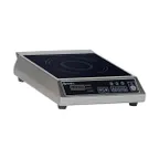 image of Adcraft IND-E120V Single-Burner Countertop Induction Cooker w/ Digital Controls, Ceramic Glass Top
