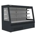 image of Infrico USA IAG-SML9PCM1 40" Low Profile Air Curtain Refrigerated Open Merchandiser, Self-Contained