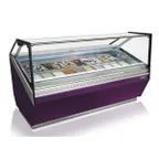 image of Infrico USA IDC-VAR15H FG 63" Gelato Dipping Cabinet w/ Sneeze Guard