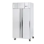 image of Infrico USA IRR-AGN602 38" 2-Section Reach-In Refrigerator w/ 2 Solid Doors, 27 cu. ft.