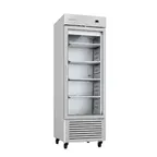 image of Infrico USA IRR-AN23CR 27" 1-Section Reach-In Refrigerator w/ Glass Door, 23 cu. ft.