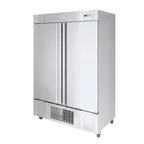 image of Infrico USA IRR-AN49 54" 2-Section Reach-In Refrigerator w/ 2 Solid Doors, 49 cu. ft.