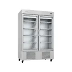 image of Infrico USA IRR-AN49BTCR 54" 2-Glass Door Reach-In Freezer, Bottom Mounted, 49 cu. ft.