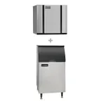 image of Ice-O-Matic CIM0520FA/B42PS 22" Air Cooled Full Cube 561 lb Ice Machine with Bin, 351 lb Storage