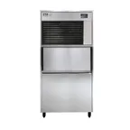 image of ITV Ice Makers IQ 300C Air Cooled Flake 360 lb Ice Machine with Bin, 132 lb Storage