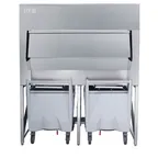 image of ITV Ice Makers SCD-1400 60" Ice Storage Bin with Transport Cart, 1360 lb