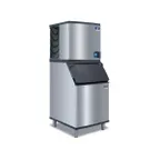 image of Manitowoc IYT0500A/D400 Air Cooled Half Cube 550 lb Ice Machine with Bin, 365 lb Storage