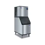 image of Manitowoc IYT0620A/D320 Air Cooled Half Cube 575 lb Ice Machine with Bin, 265 lb Storage
