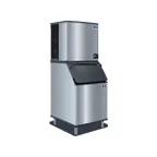 image of Manitowoc IYT1200A/D570 Air Cooled Half Cube 1213 lb Ice Machine with Bin, 532 lb Storage
