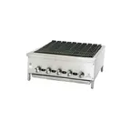 image of Jade JB-30 30" Countertop Gas Radiant Charbroiler w/ (5) Burners, 75.000 BTU