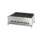 image of Jade JB-36 36" Countertop Gas Radiant Charbroiler w/ (6) Burners, 90.000 BTU