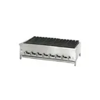 image of Jade JB-48 48" Countertop Gas Radiant Charbroiler w/ (8) Burners, 120.000 BTU