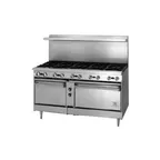 image of Jade JBR-10 60" Gas Restaurant Range w/ (10) Open Burners, (2) Cabinet Bases, 300.000 BTU