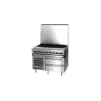 image of Jade JMRH-24B 24" Gas Heavy Duty Range w/ 24" Full Charbroiler, Modular, 60.000 BTU